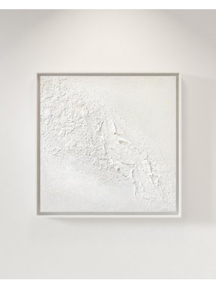 Barbora Šamánková barusam art 0002s 0000s 0007s 0002 Pure White 4 50x50cm Ručně malovaný obraz na plátně