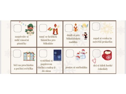 aktivní adventní kalendář