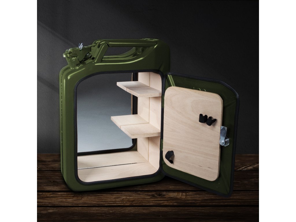 AKCE NA KANYSTR BAR SE ZRCADLEM BEZ LED-PŘÍRODNÍ!