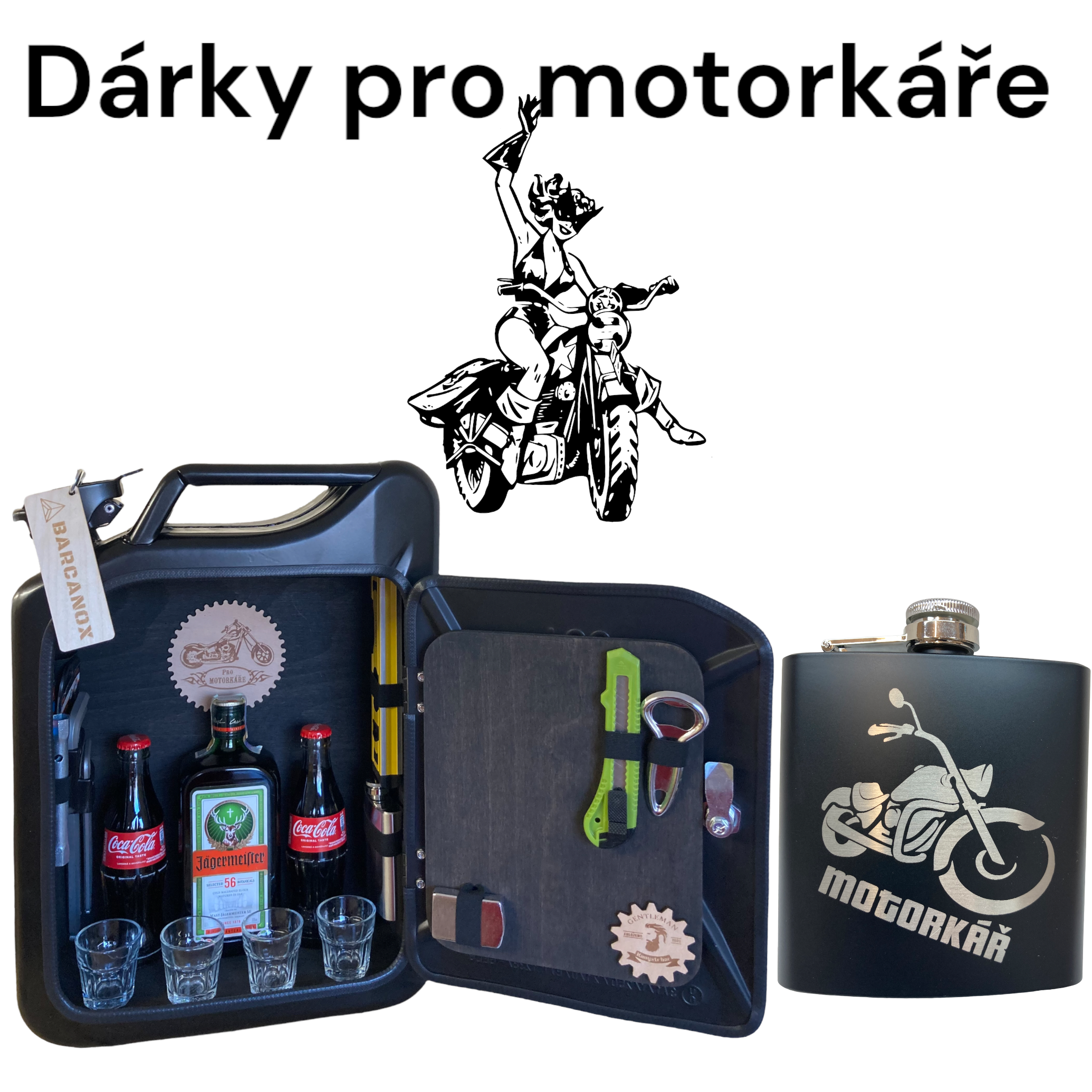 Hledáte originální dárek pro muže? Objevte jedinečný Kanystr bar od firmy Barcanox