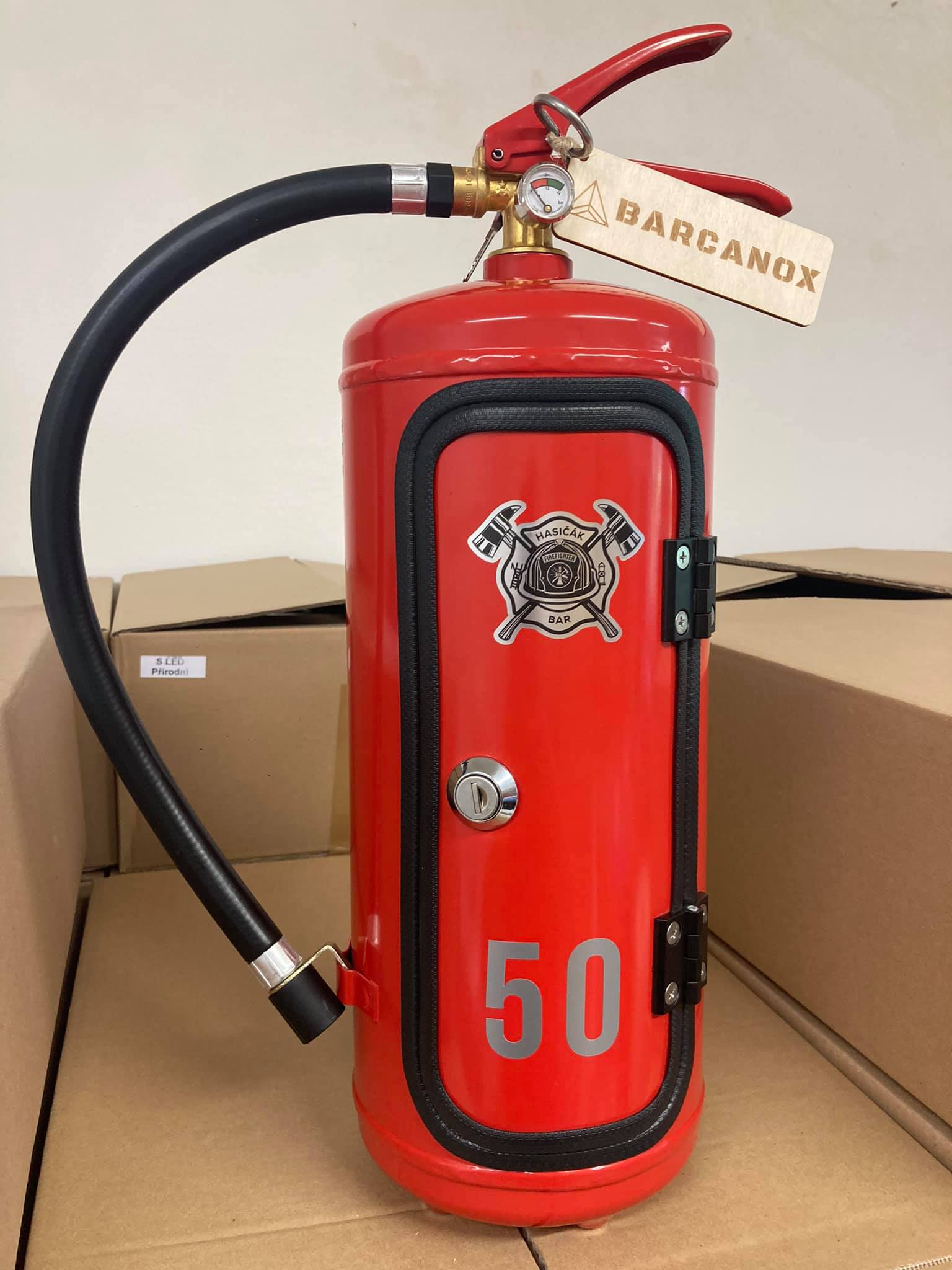 NÁLEPKA S VĚKEM OSLAVENCE-HASIČÁK