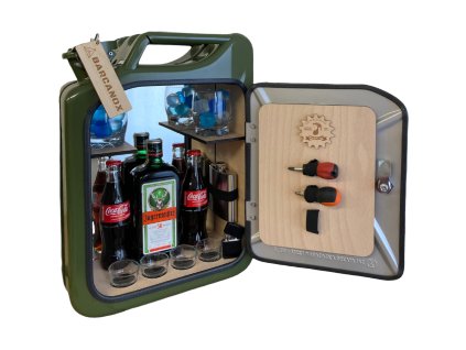 470 1 kanystr bar khaki se zrcadlem special