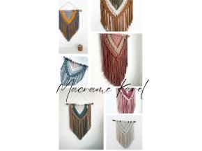 Nástěnné macrame Karel na objednávku