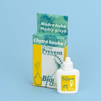 Chytrá houba–Pythie Biodeur Prevent Foot powder