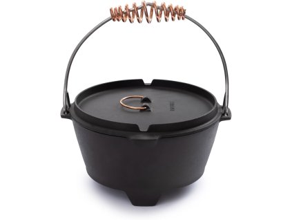 Kotlík na guláš z leštěné litiny 25cm Barebones