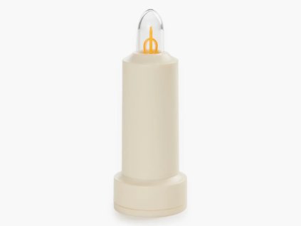 Lampička ve tvaru svíčky LED BAREBONES bílá 7