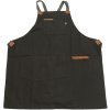 Grilovací zástěra černá Barebones