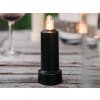 Lampička ve tvaru svíčky BAREBONES černá 4