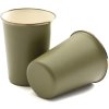 Sada sklenic Enamel Tumbler olivové 2ks Barebones