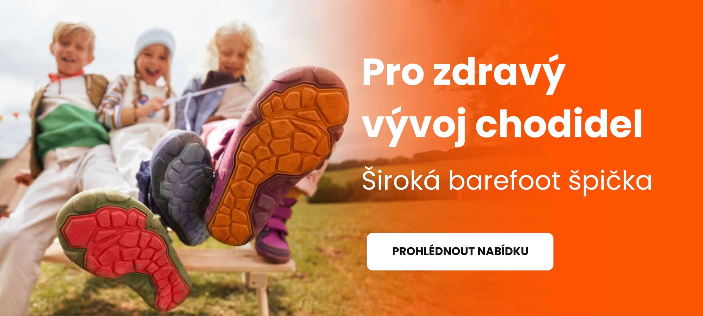 Podzimní barefoot obuv