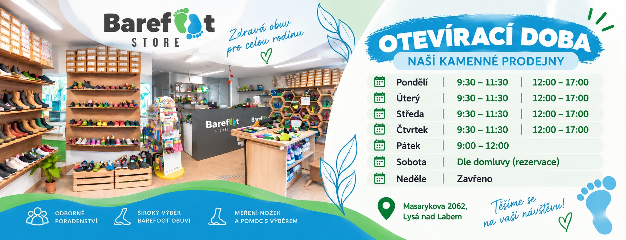 Otevírací doba prodejny