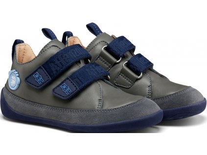 Affenzahn Barefoot Sneaker Leather Buddy - Bear-grey