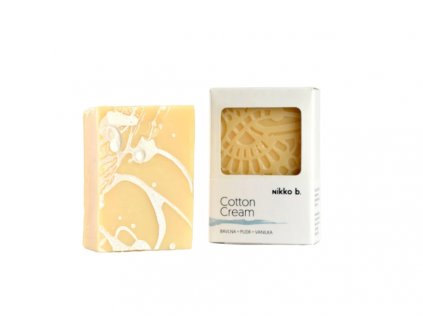 Cotton Cream tuhé tělové mýdlo Nikko B. 90g