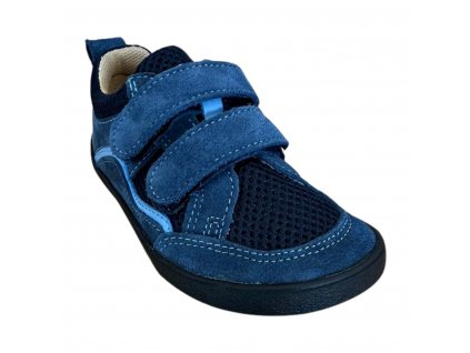 EF barefoot - 23-3404 Jeans/Granat Tenisky