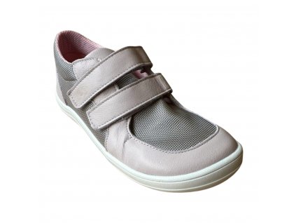 Baby Bare Shoes Febo Sneakers GREY/PINK