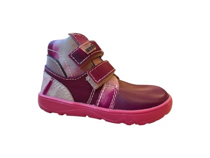 Barefoot dětské celoroční obuv KTR - s membránou - bordó