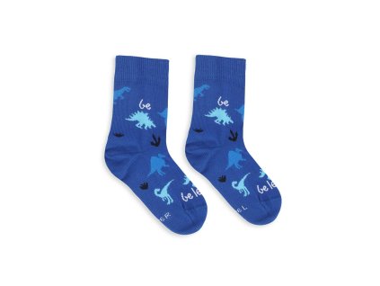 detske barefoot ponozky be lenka kids crew dino royal blue 66259 size large v 1
