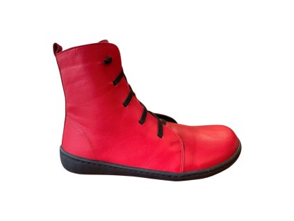 Barefoot dámské zimní boty KTR 34494 TIMOTI - RED