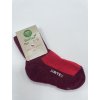 Surtex - D01 dětské ponožky 70% Merino červené