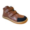 Baby Bare Shoes Febo Fall Brown Asfaltico ( s membránou)