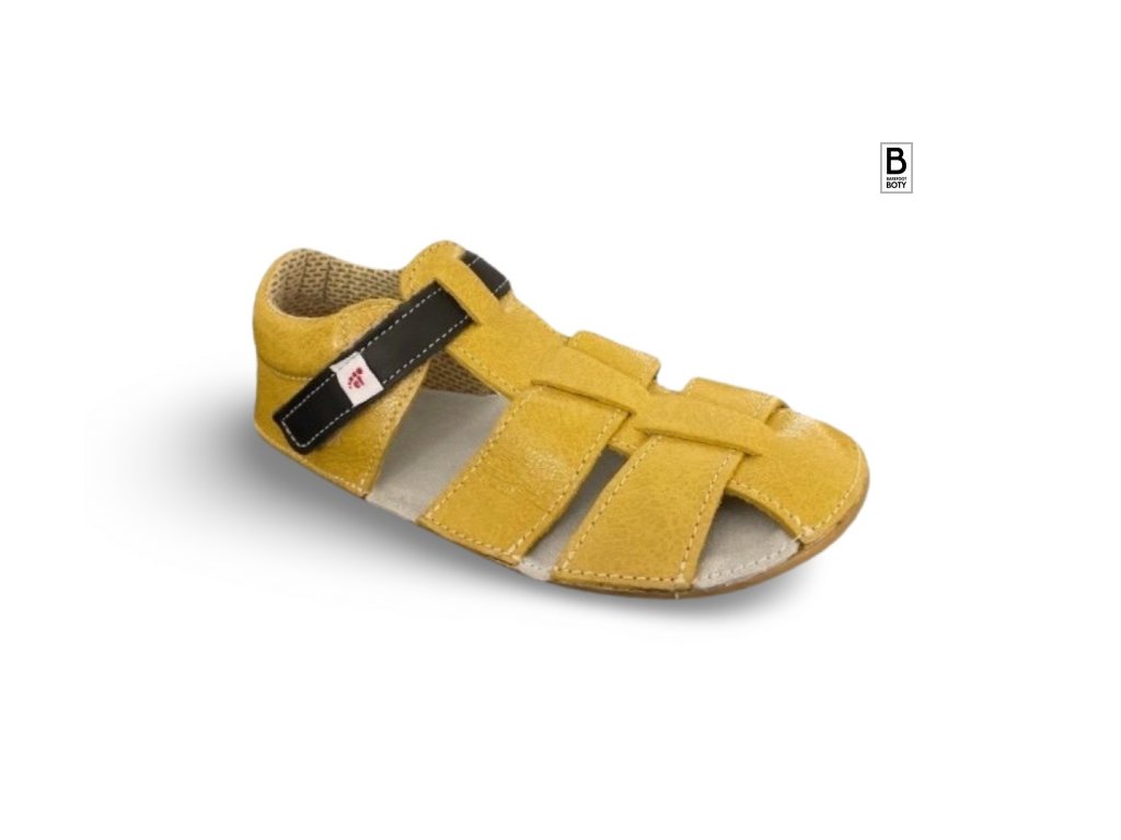 Ef Barefoot sandály žlutá