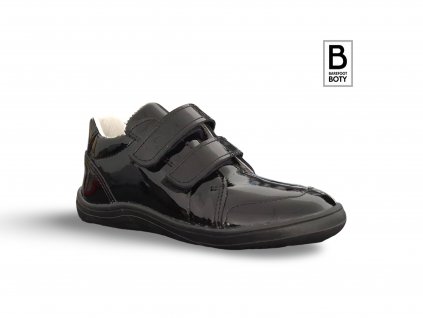 Baby Bare Shoes Febo Go Shiny Black