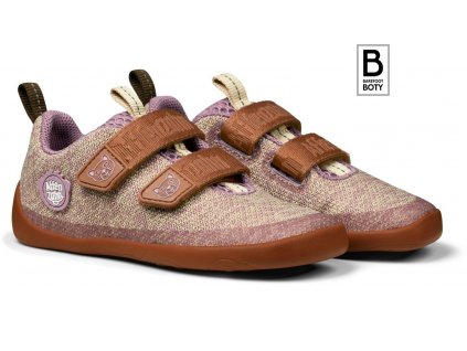 Dětské barefoot boty Affenzahn Sneaker Knit Happy - Cat 00397-70093