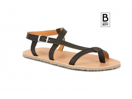 Barefoot sandále FRODDO FLEXY W AD black - černé