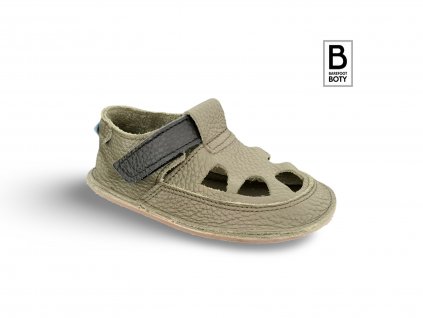 Baby bare sandálky Summer Perforation Bosco - zelená