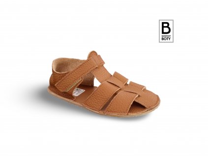 Baby bare sandálky NEW All Brown - hnědá
