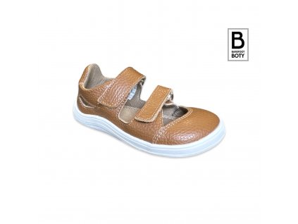 Baby bare sandálky Febo JOY 2024 brown - hnědá
