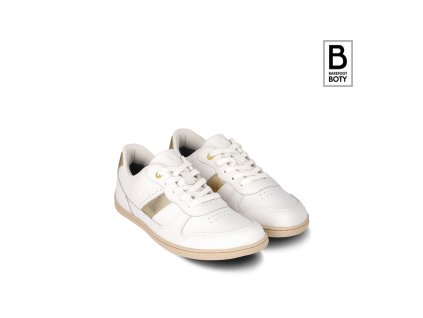 barefoot tenisky be lenka cellestia white gold 98312 size large v 1