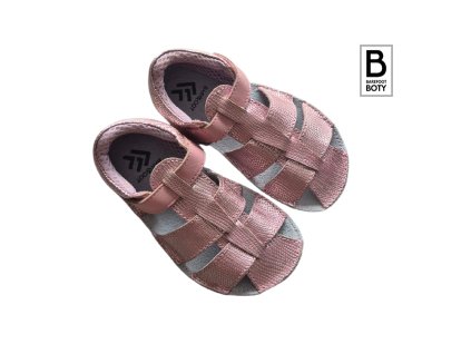 Ef Barefoot sandály Pink Gliter pic.1