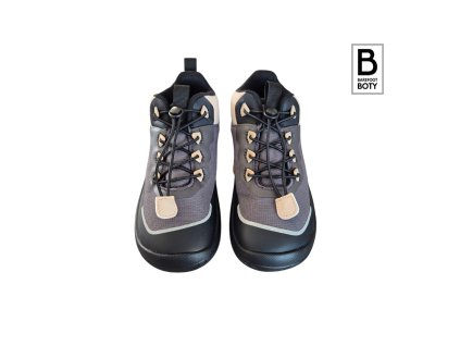Dětské barefoot boty s membránou Reima Sankari - Soft black pic.1