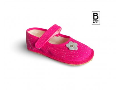 Beda barefoot balerínky Pink Shine BF060010/BA