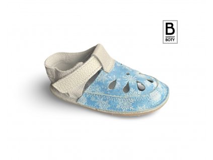 Dětské barefoot sandály BABY BARE - IO Snowflakes