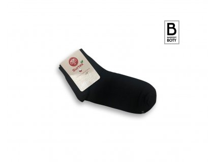 Ponožky Surtex 90% merino pro dospělé společenské nízké černé