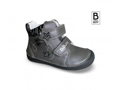 Celoroční barefoot boty D.D.STEP A063-318A Dark Grey