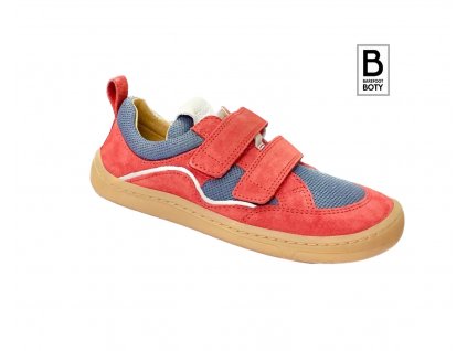 froddo barefoot tenisky d velcro red