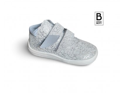 Beda barefoot kotníčkové Silver shine s membránou 2