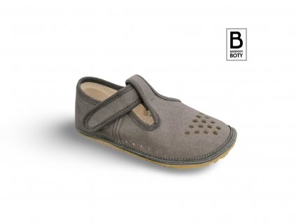 Beda barefoot přezůvky Grey BF 060010/W/PF/B