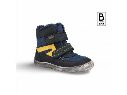Dětské zimní barefoot boty Protetika RODRIGO NAVY MODRÉ