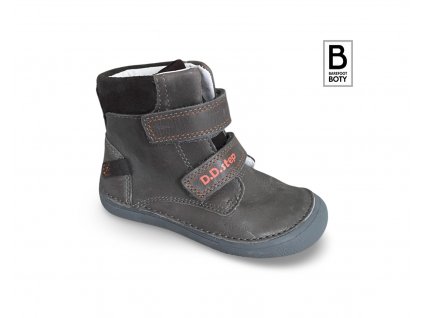 Celoroční barefoot boty D.D.STEP A063-363A šedé