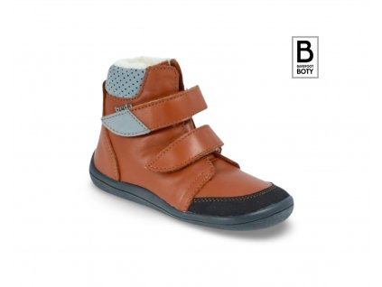Zimní vysoké boty Beda barefoot Beda Bruno BF 0004/W/SO/MK