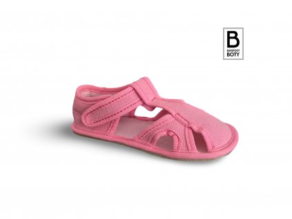 Barefoot bačkory Ef Pink sandálkové 386