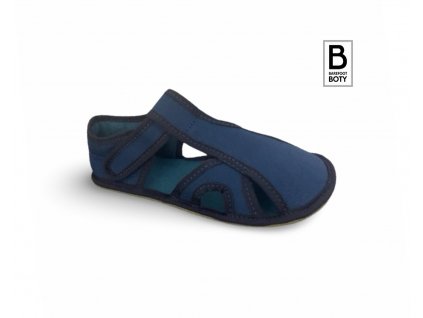 Barefoot bačkory Ef Blue sandálkové 386