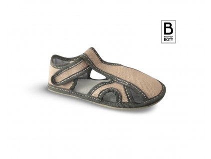 Barefoot bačkory Ef Grey sandálkové 386