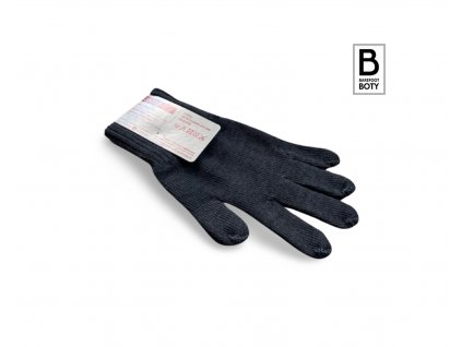 Pletené rukavice Surtex 100% merino šedé pro dospělé