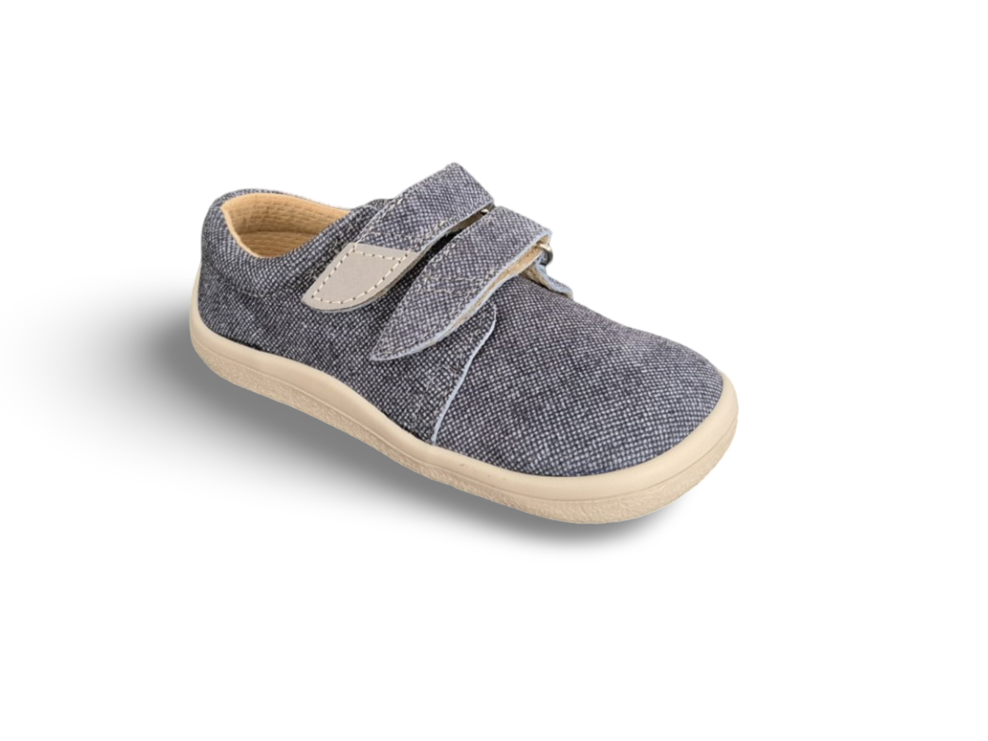 Levně Beda barefoot Denis jeans tenisky nízké