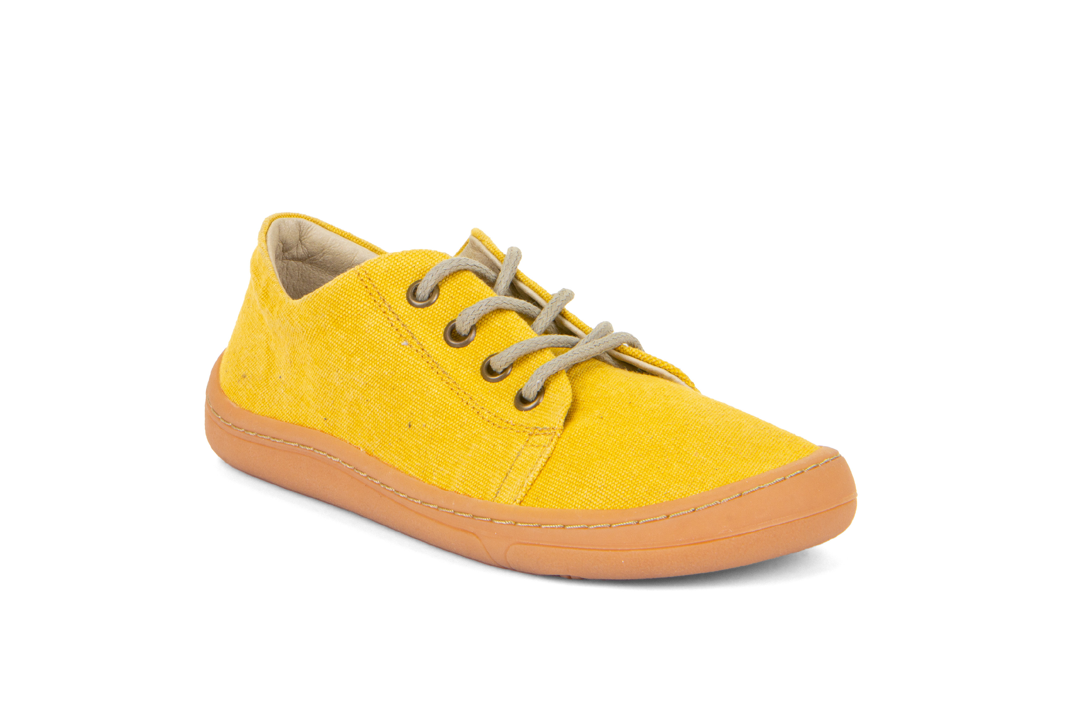 Levně Barefoot tenisky Froddo Vegan Canvas Yellow